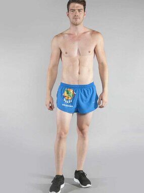 Men's Boa Flag 1" Elite Split Shorts [O-R] - Oklahoma Size M